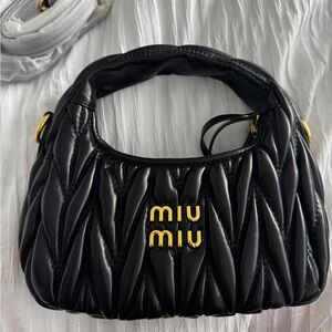Black Quilted Women's Bag